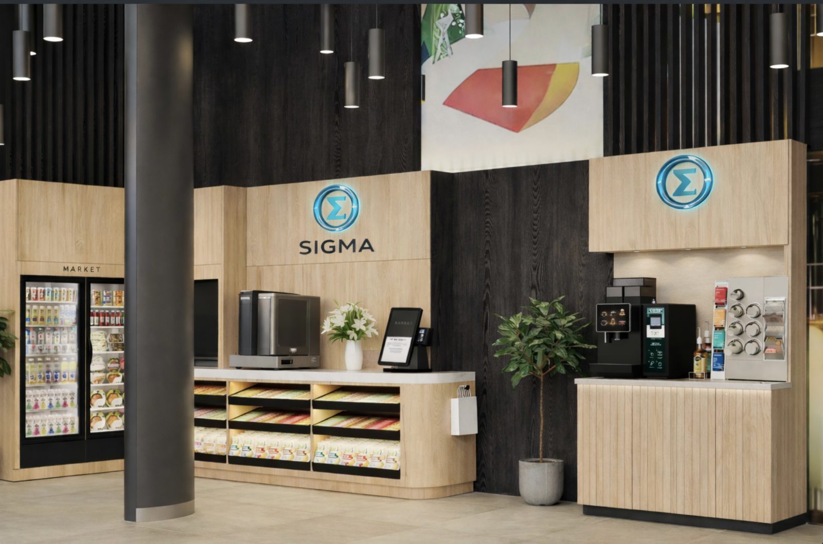 Sigma Lobby Market — lifestyle hotel